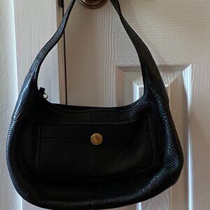 Coach Handbag (Authentic W/storage bag) Black pebble leather w/Wallet FREE SHIP!
